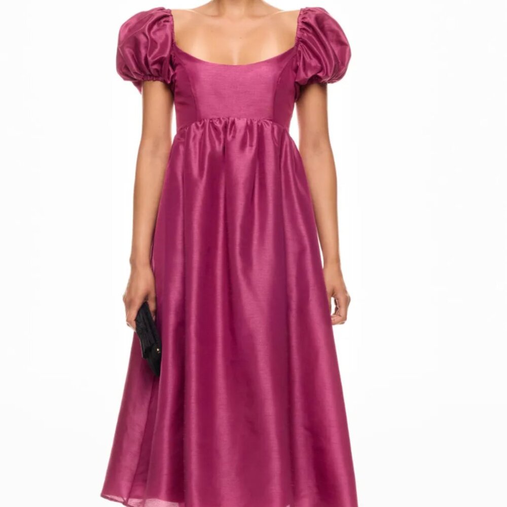NWT - Hutch - The Marian Dress - Puff Sleeve Cocktail Dress - Large